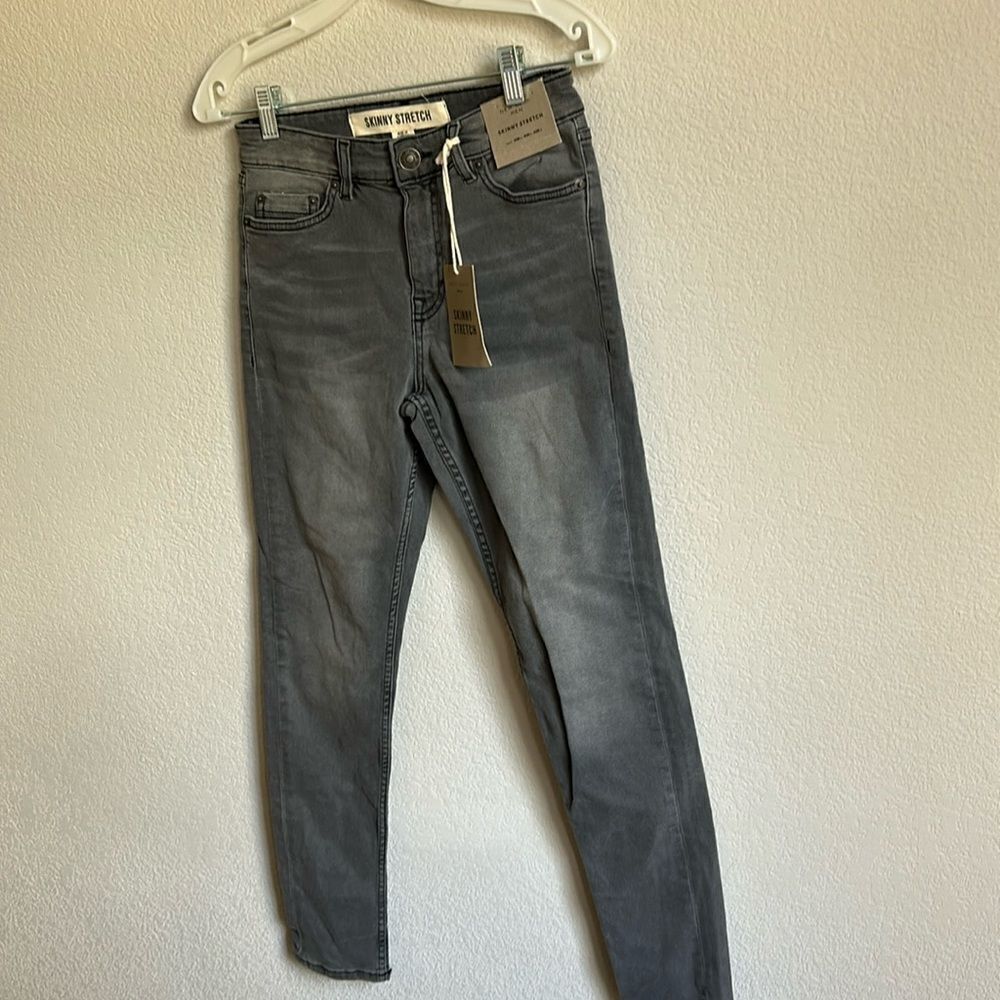 New Look Men skinny stretch jeans black 30R /32 NWT